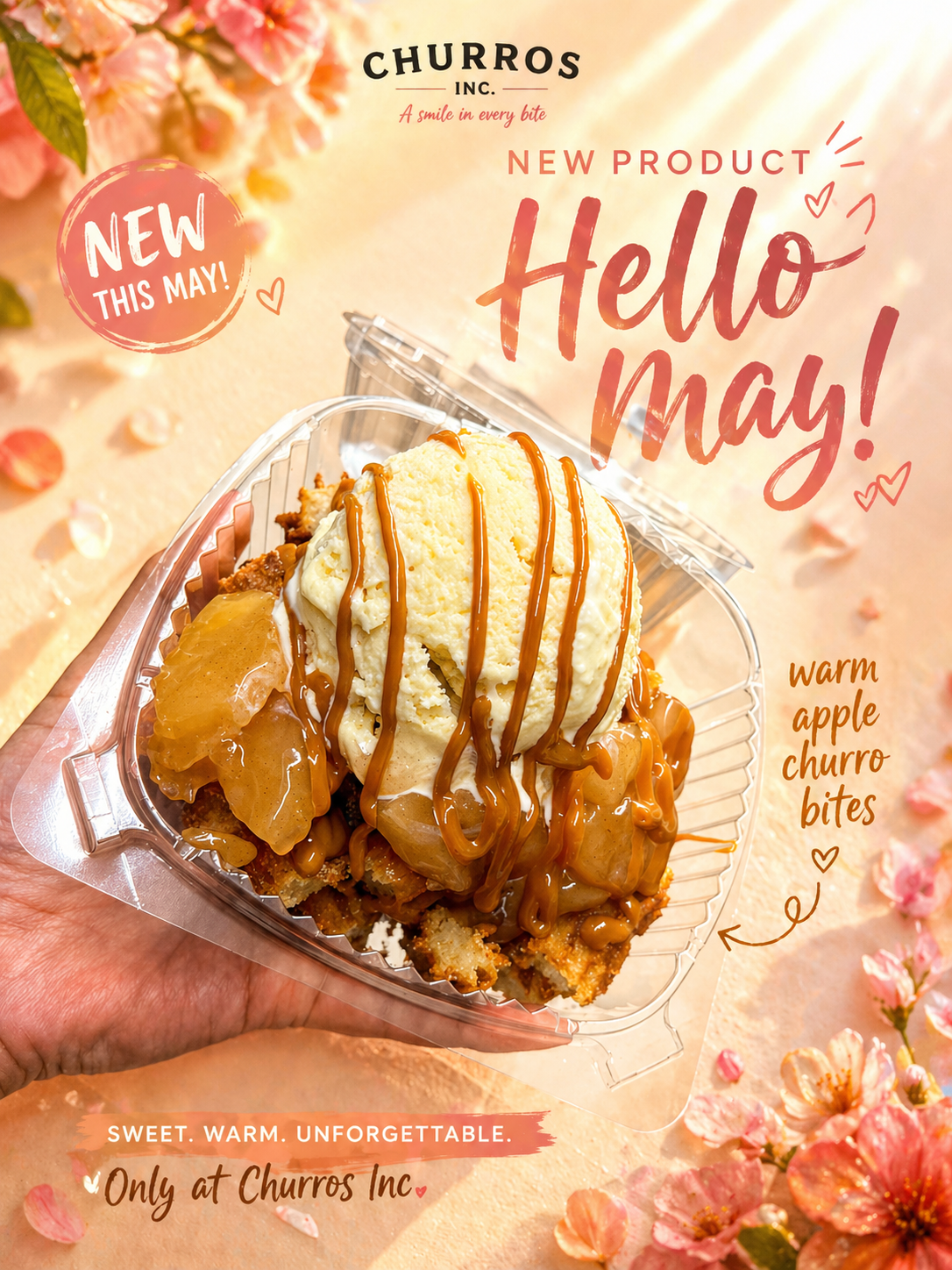 May Special - Warm Apple Churro Bites