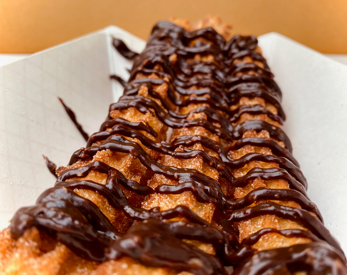 #3 Three Churros Rolled with Cinnamon & Sugar + Topping