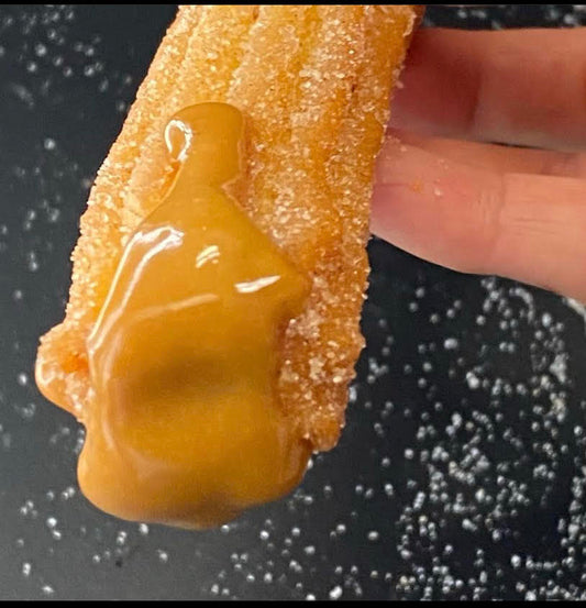 #4 Single Churro Rolled with Cinnamon & Sugar, filled with Nutella