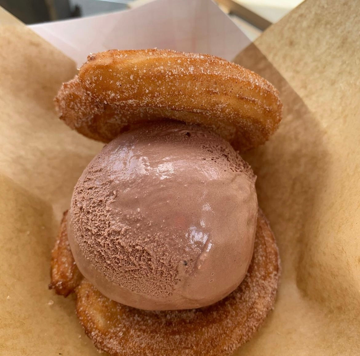 #6 Churros Ice Cream Sandwich